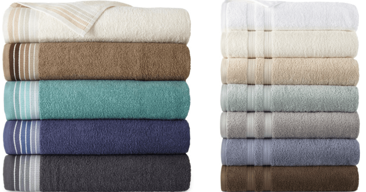 JCPenney Snag New Bath Towels for as low as 1.88 each (Reg. 10)