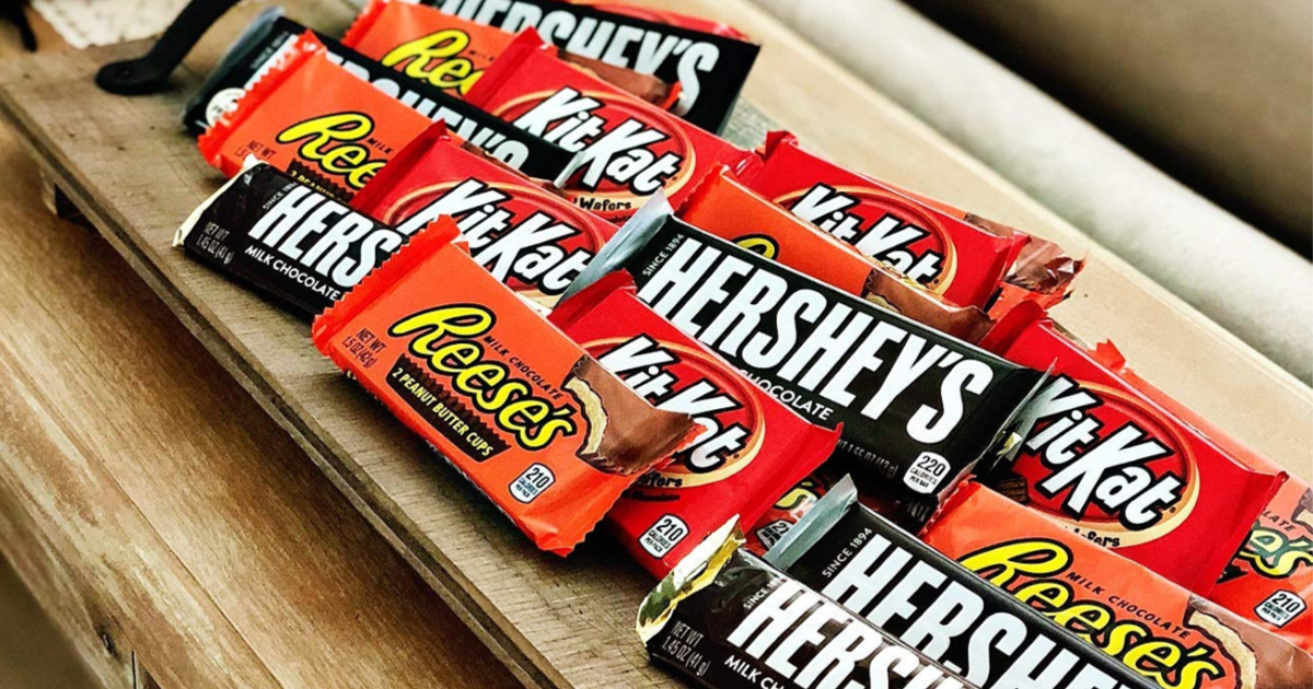 Amazon Full Size Candy Bar Variety Pack (Hershey's, Reese's, Kit Kat