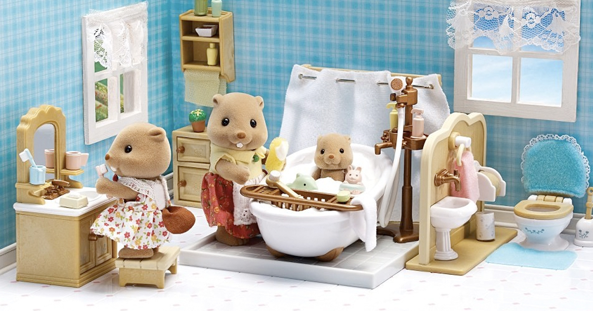 Amazon Calico Critters Deluxe Bathroom Set 15.29 (Regular Price 27.