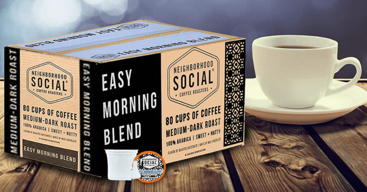 Neighborhood Social Gourmet Coffee 80Count KCups Snag a Subscribe