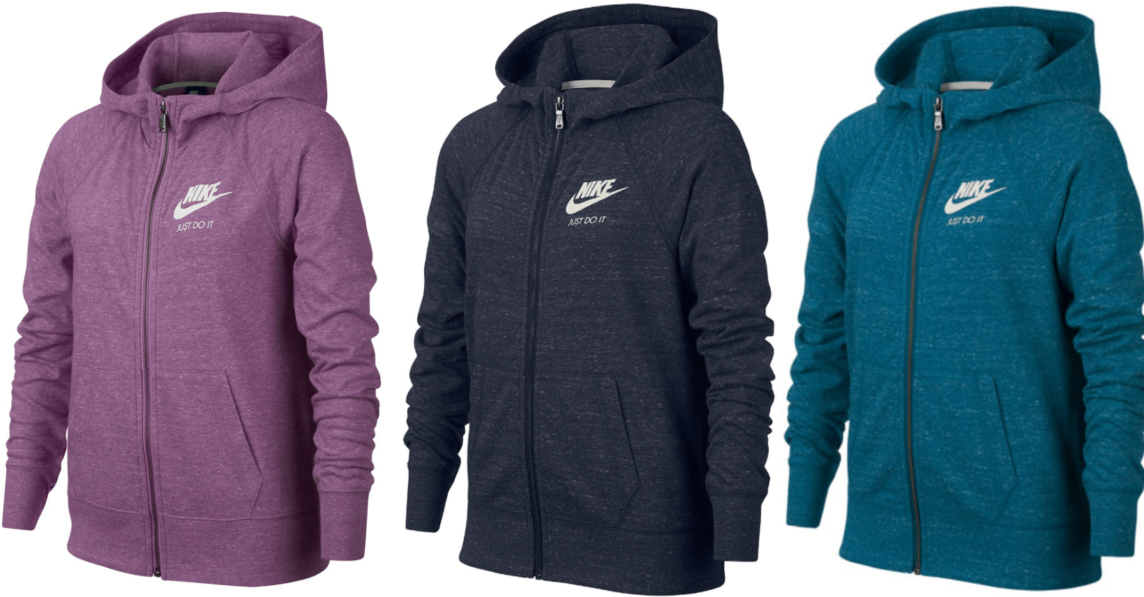 JCPenney Nike Gym Vintage Full Zip Hoodies, Girls 716, 22.49