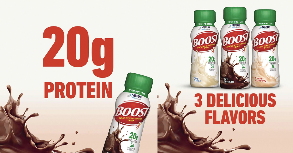 Limited Time Offer Boost High Protein Complete Nutritional Drink, Rich