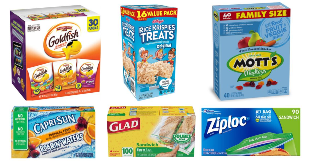Amazon Prime Pantry Deals On Sandwich Bags And Snacks Back To School