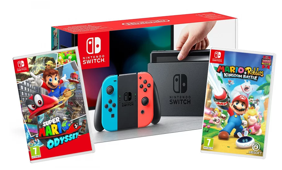 Nintendo Switch V2 Console Bundle Best Buy Cyber Monday Deals