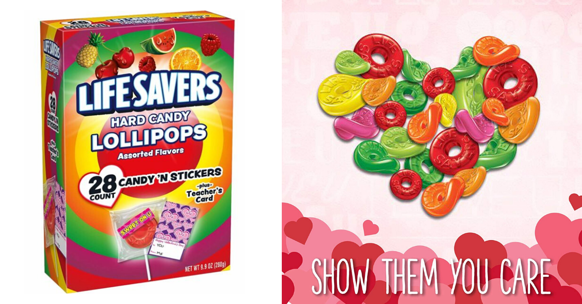 LIFE SAVERS Valentine’s Lollipop Exchange Kit as low as 2.58 Amazon