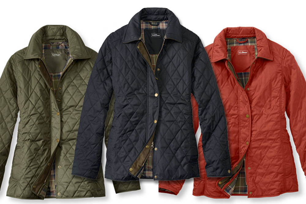 Sale > ll bean quilted riding jacket > in stock