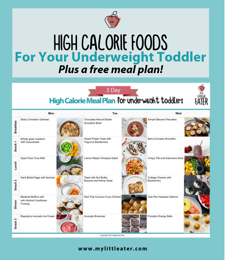 High Calorie Foods To Help Your Underweight Toddler My Little Eater