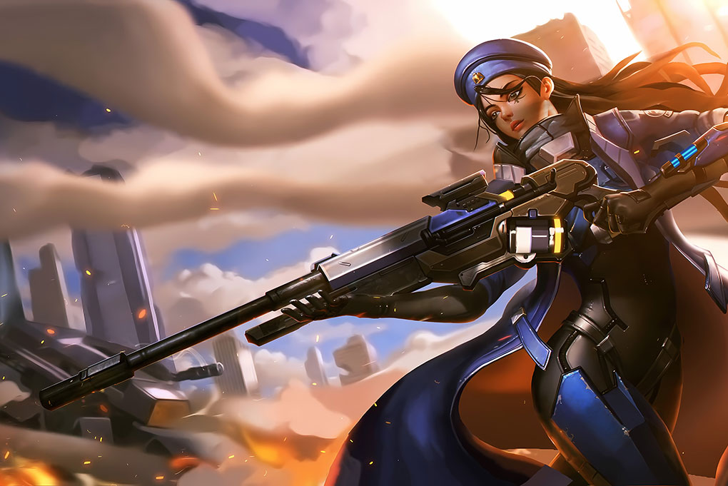 Ana Overwatch Depth Parallax Wallpaper