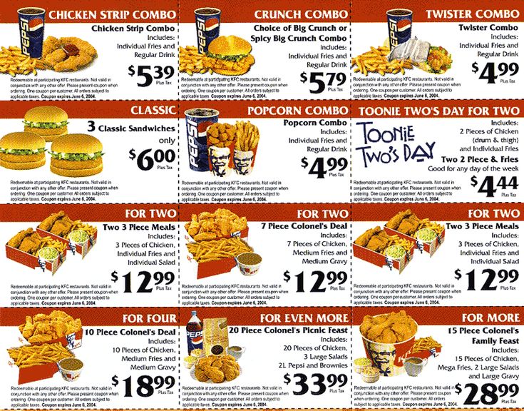 My Local KFC Coupons, Catering and Deals