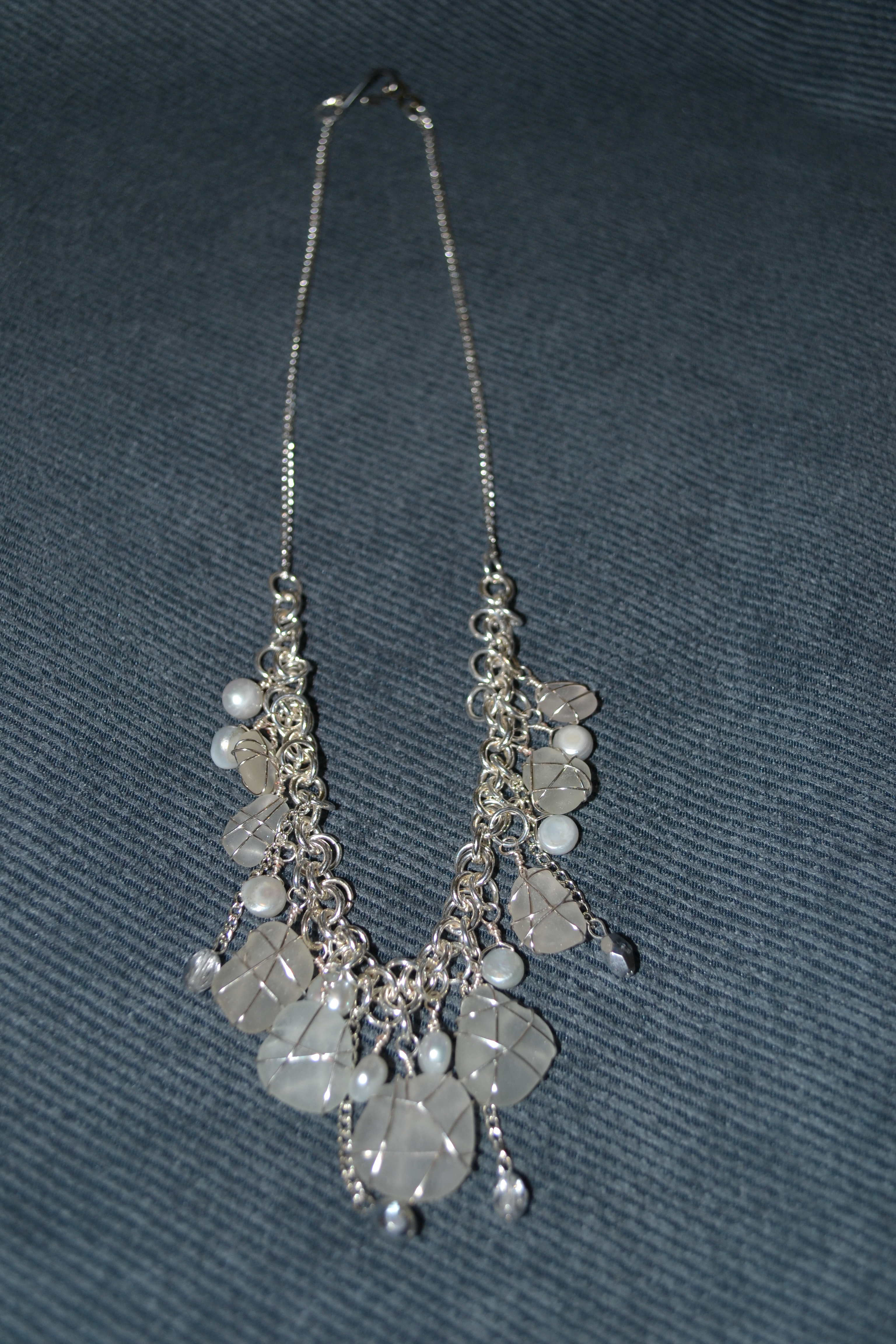 Sea Glass Jewelry Tutorial and Necklace myloveforcreativity