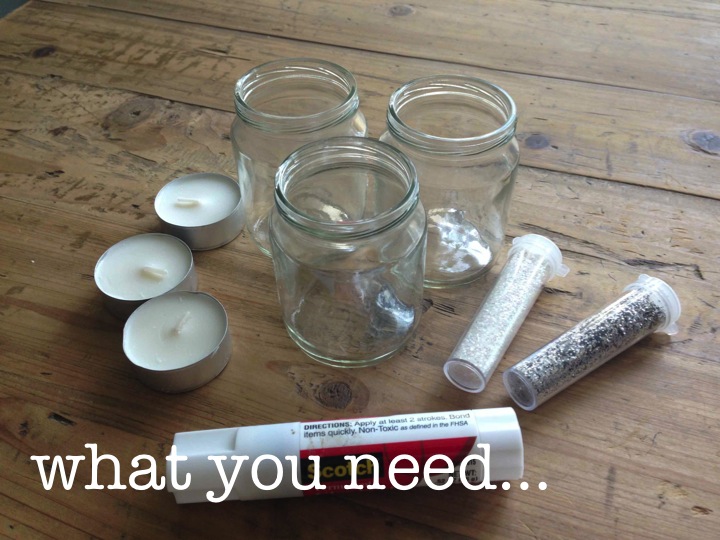 DIY GLITTER TEALIGHT HOLDERS ♥ My Lovely Wedding Dubai Wedding