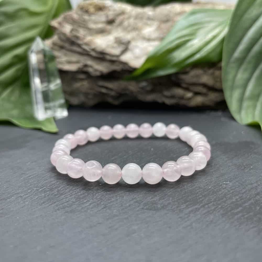 Bracelet Elastic' Perles Quartz Rose MyMagicStones