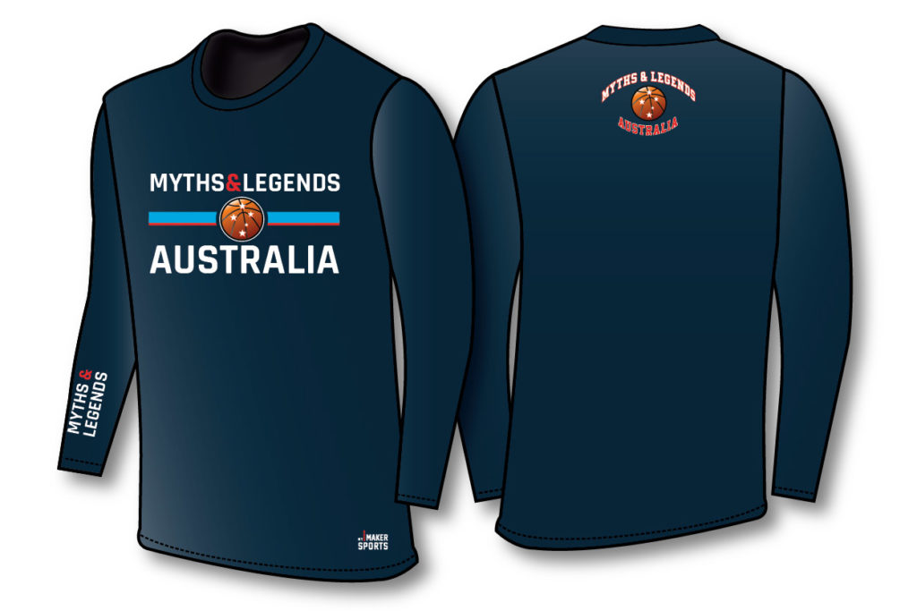 M&L's Long Sleeve Warmup Top X8 Sports Pty Ltd