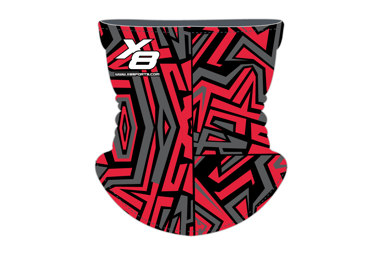 X8 Sports Neck Gaiter Abstract Design X8 Sports Pty Ltd