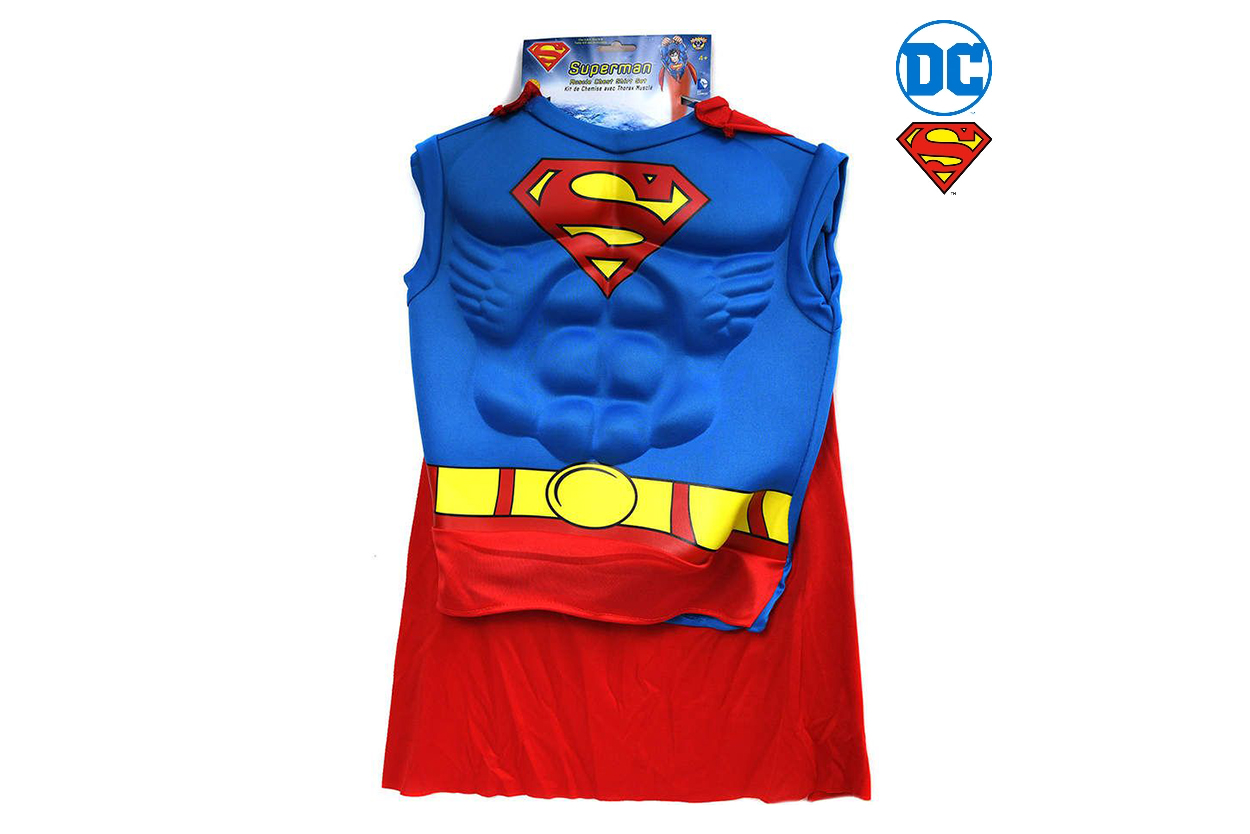 Keeley's Cause Superman Dress Up Set Costume X8 Sports Pty Ltd