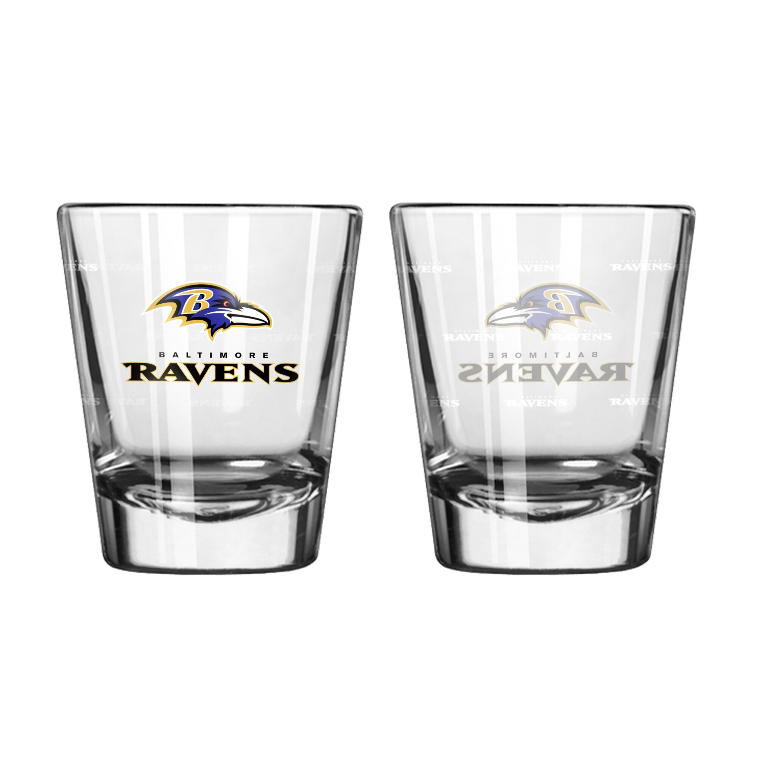 Sports Shot Glass Baltimore Ravens Mymancave Store