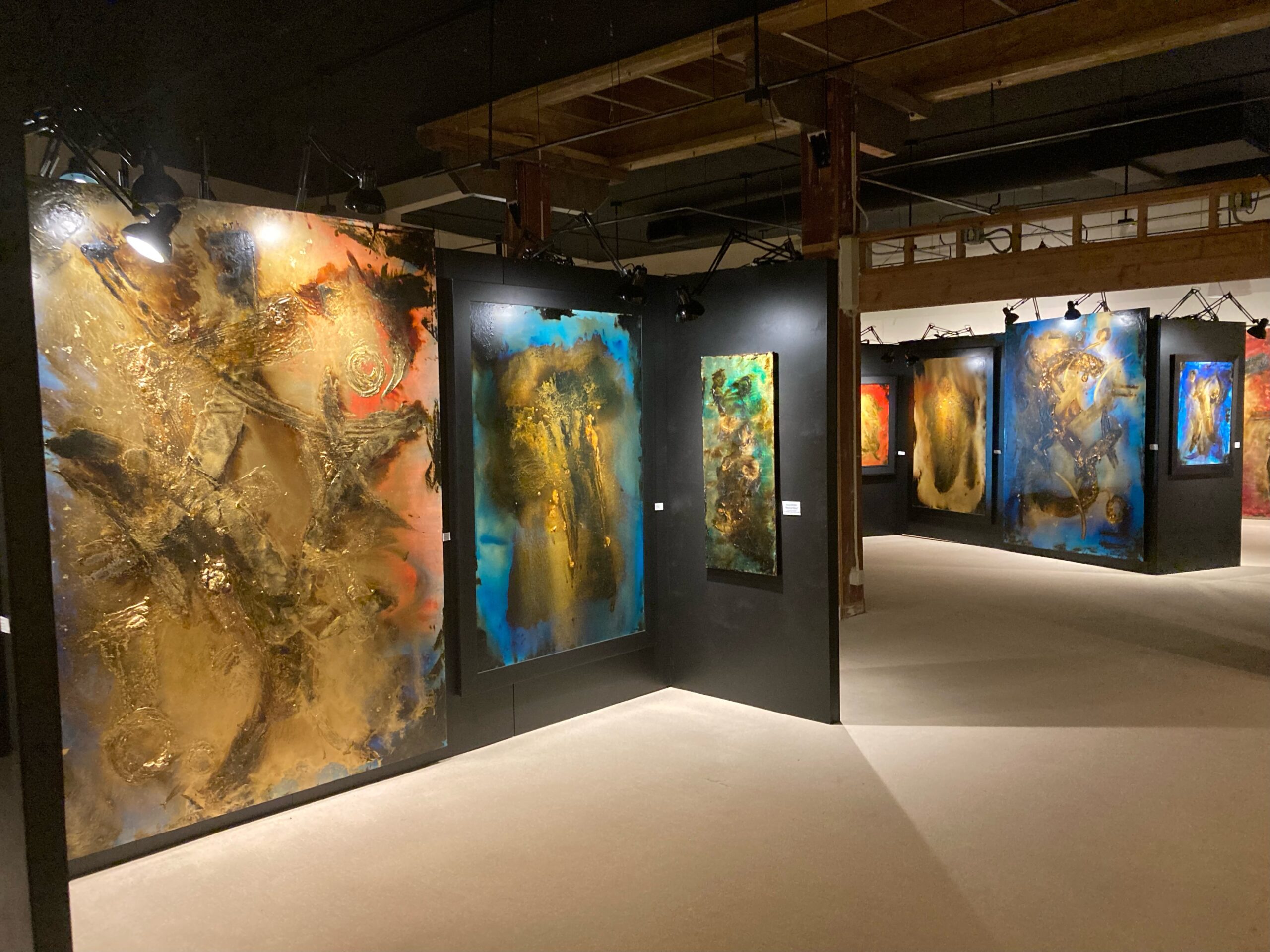 "Big Art for Big Walls" Art Exhibition by Edward Michell My Mercer