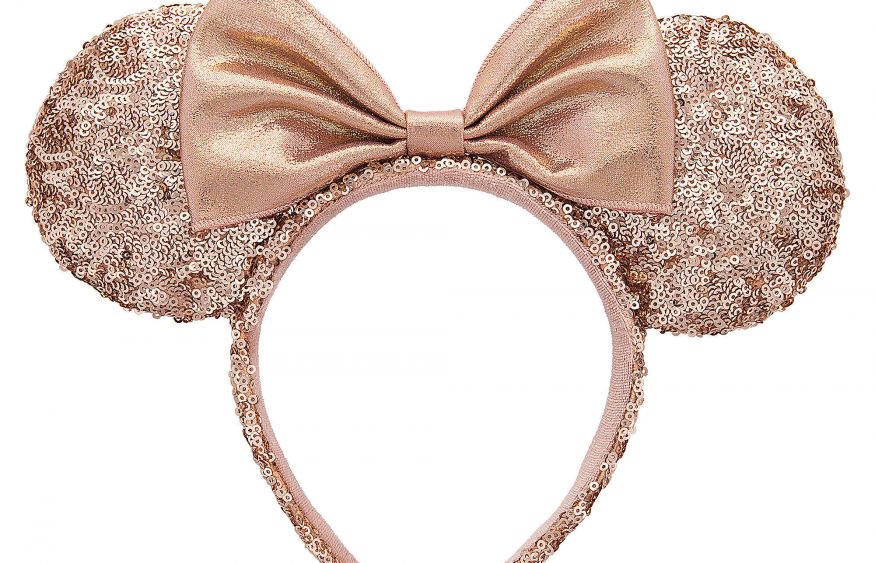 Disney Mickey Ears Sequined Rose Gold Mickey Ears My Mickey Ears