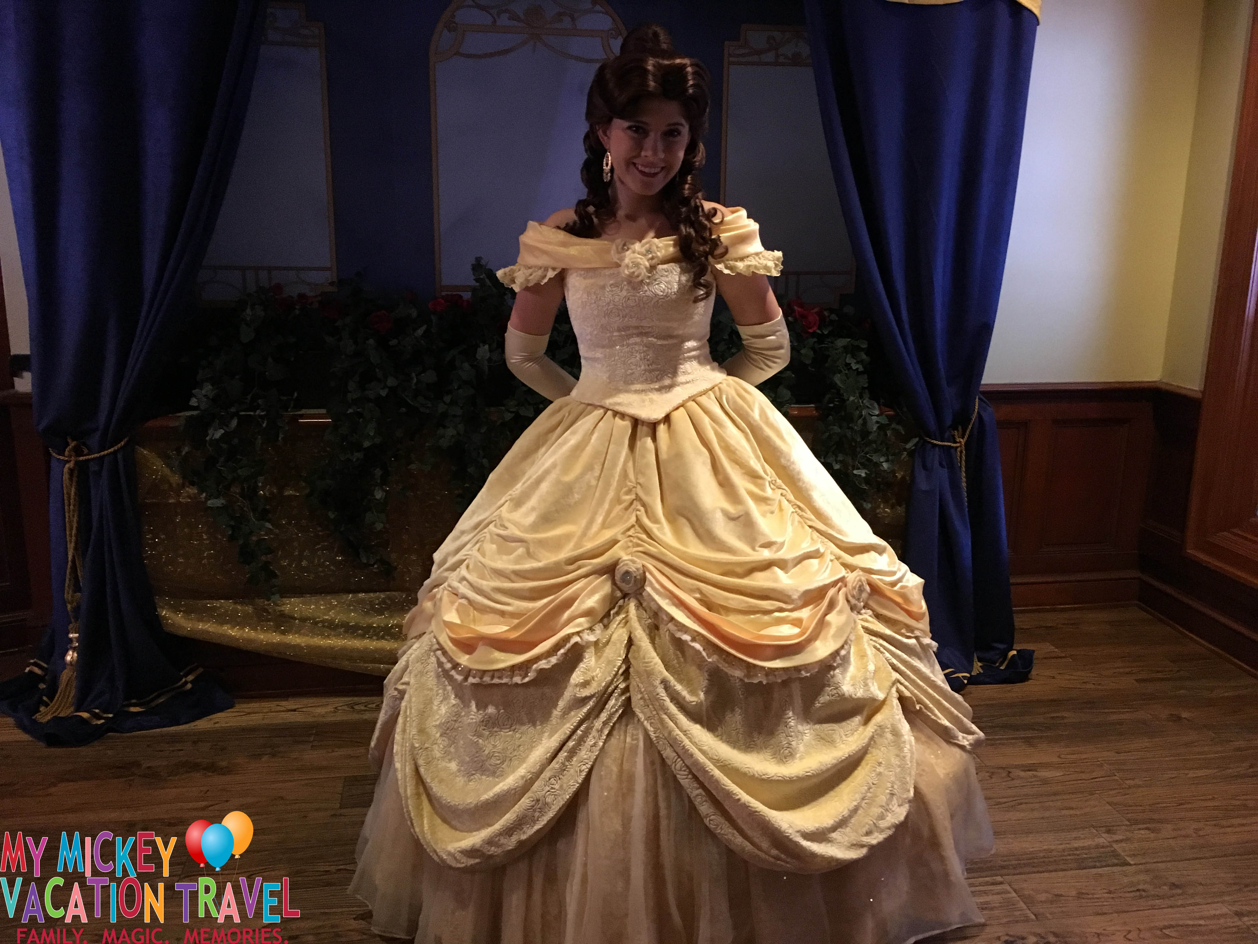 Belle Meet and Greet at Magic Kingdom for Memory Maker guests