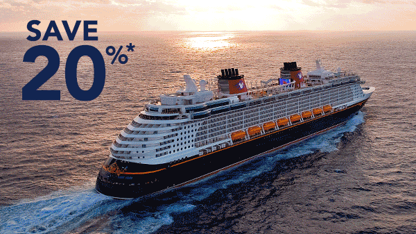 Save 20% On Select Disney Cruise Line Sailings This September
