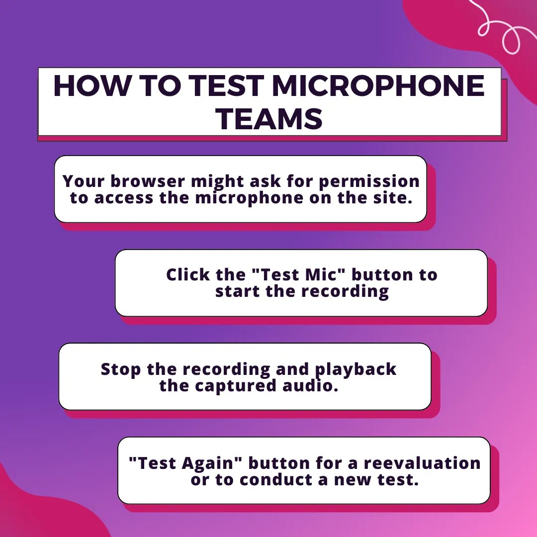 Test Microphone Teams Check Your Microphone in Teams
