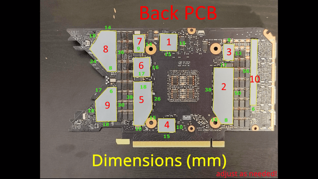 Cooling my 3080 Founders Edition GPUs with better thermal pads