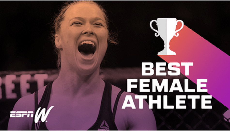 Rousey Voted Best Female Athlete Ever MMA News. Fight Results. Videos