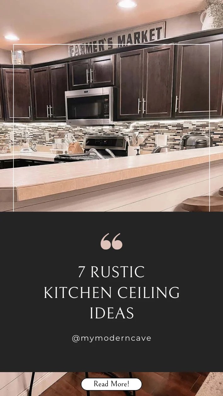 7+ Kitchen Ceiling Ideas That Complement a Farmhouse Aesthetic My