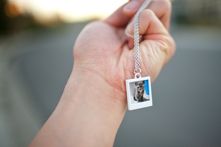 PolaroidInspired Pendant Necklace
