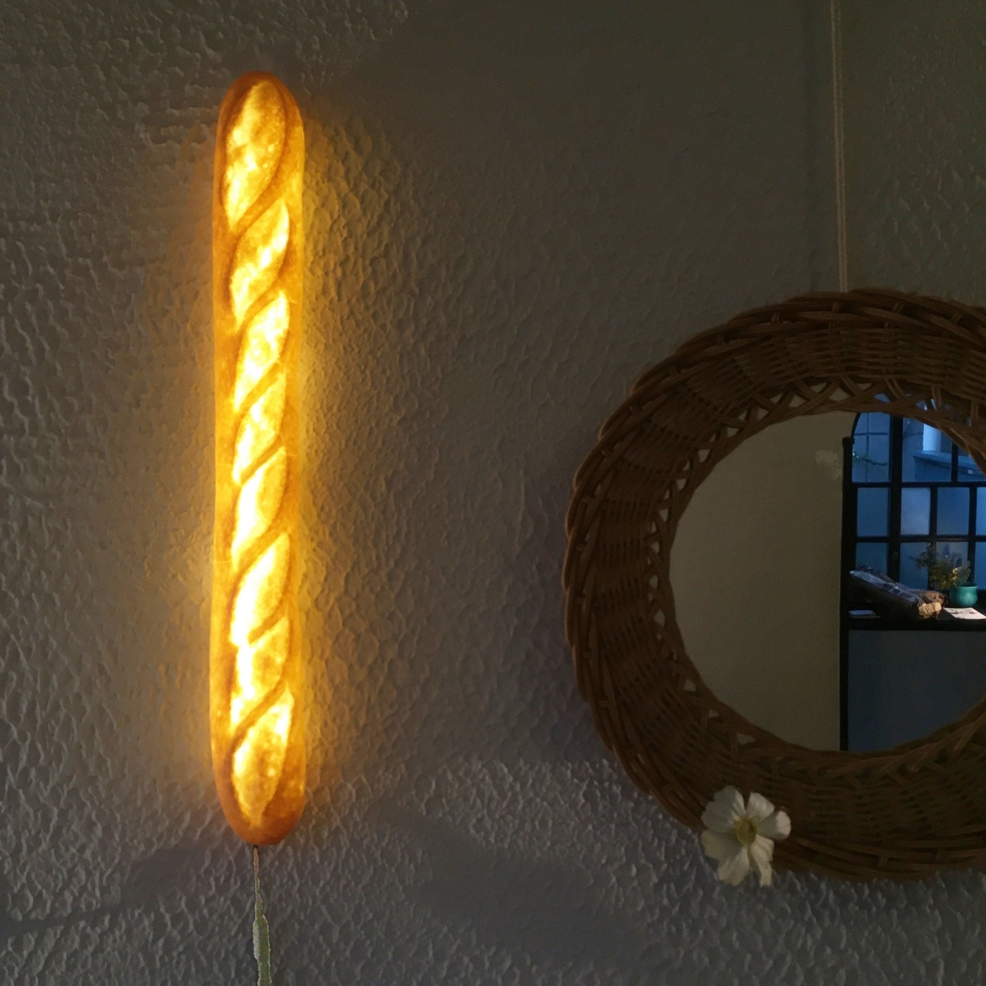 Quirky Table Lamps Illuminated by Loaves of Real Bread