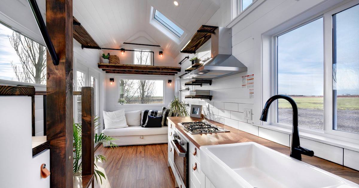 Rustic Tiny House on Wheels is Perfect for Modern Travelers