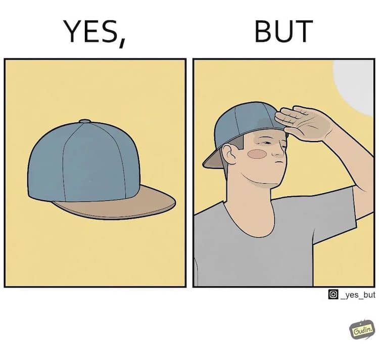 Funny 'Yes, But' Comics Depict the Contradictions in Everyday Life