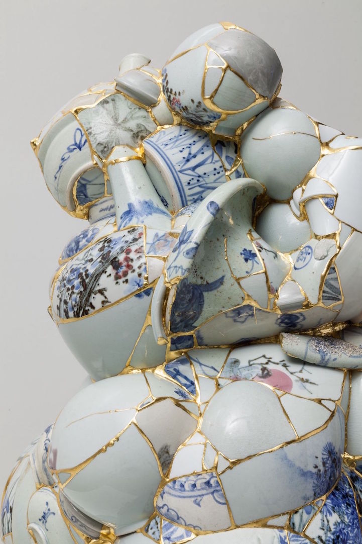 Artist Gives New Life to Shattered Porcelain Fragments By Fusing Them