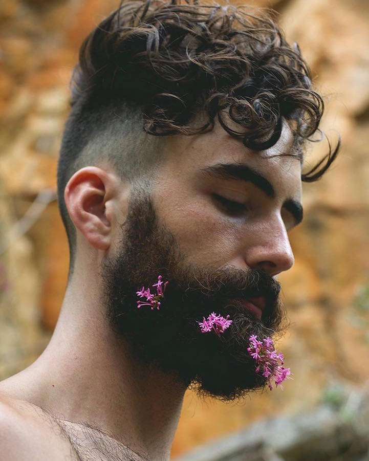 Men Are Growing "Flower Beards" in Celebration of Spring