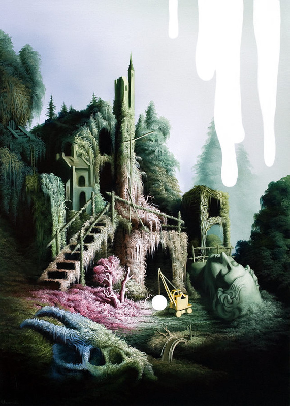 Surreal Paintings Depict the Duality of Man and Nature's Surreal Paintings Depict the Duality of Man and Nature's