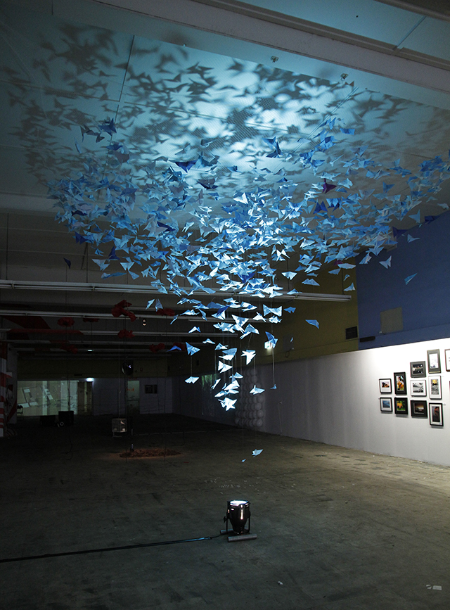 Artist's Mother Inspires Beautiful Butterfly Installation