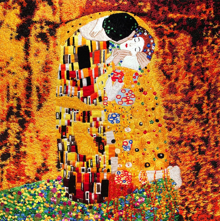 Beautifully Embroidered Silk Paintings by Art of Silk