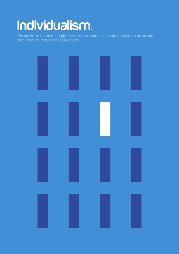 Minimalist Postcards Merge Philosophy with Graphic Design
