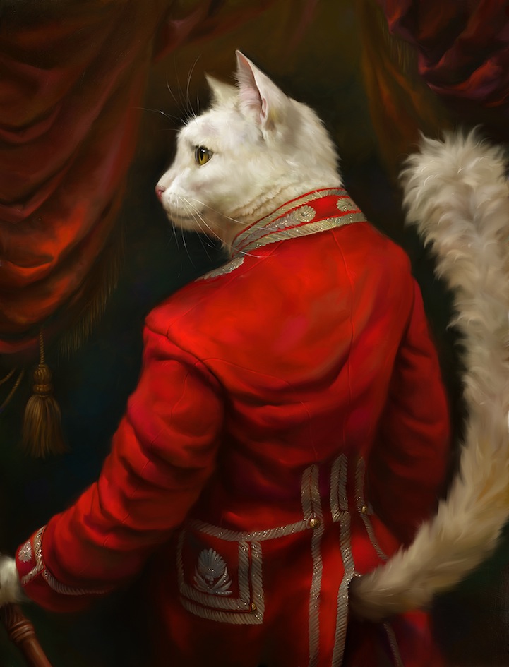 Dashing Portraits of Cats Dressed in Royal Attire