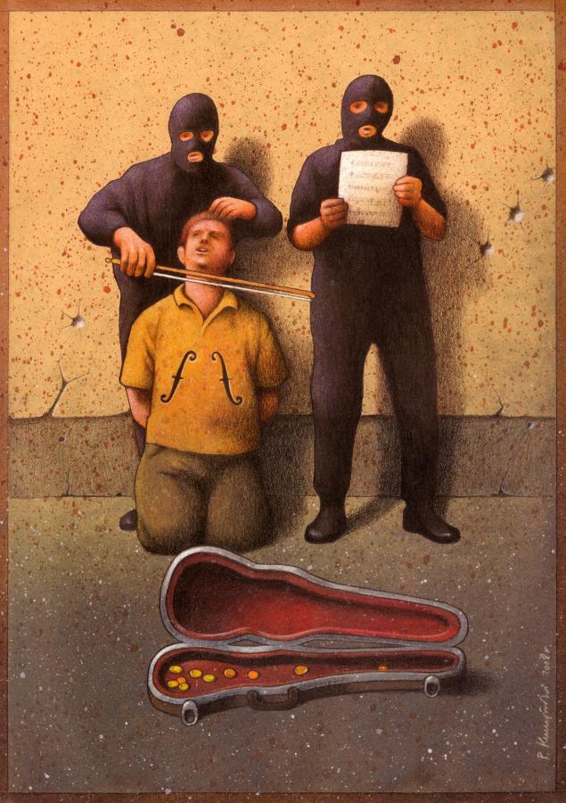 ThoughtProvoking Satirical Illustrations by Pawel Kuczynski