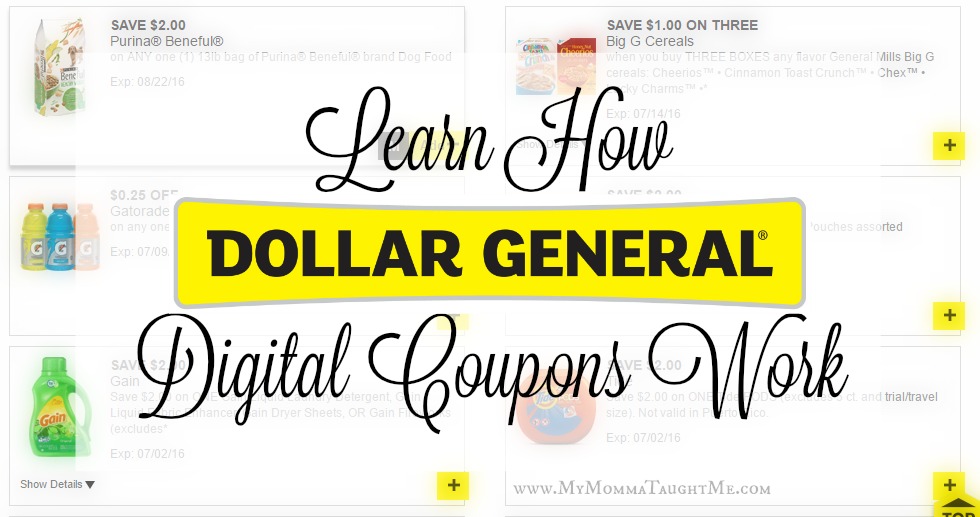 How Dollar General Digital Coupons Work My Momma Taught Me(03)