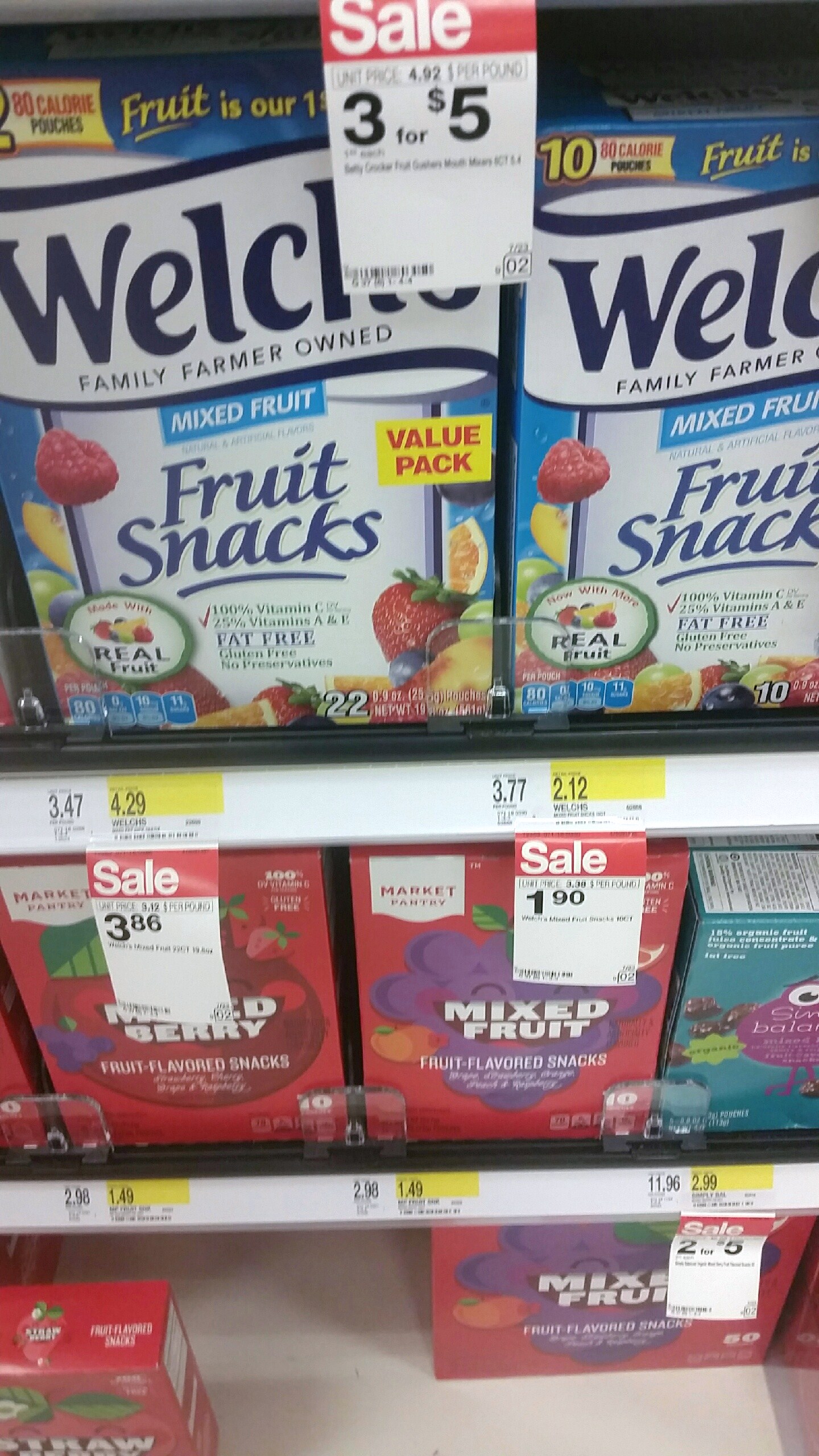 Welch's Fruit Snacks as low as 0.62 a box at Target My Momma Taught Me