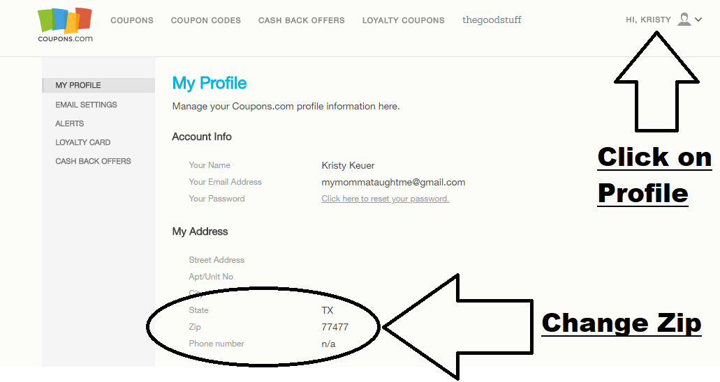 Learn How to Change Your Zip Code for Printables My Momma