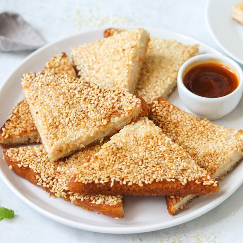 Sesame Prawn Toast Recipe My Morning Mocha