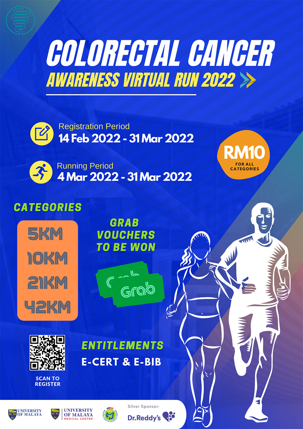 Colorectal Cancer Awareness Virtual Run 2022 Malaysian Oncological