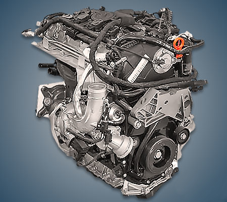Engine specifications for Audi CAEB, characteristics, oil, performance