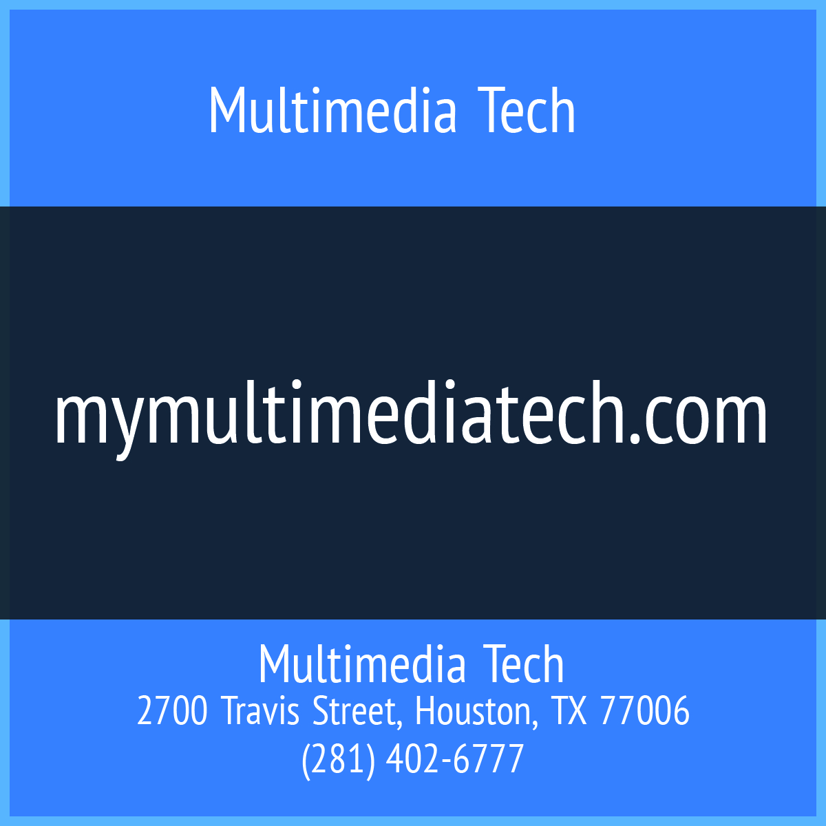 Multimedia Tech Info Multimedia Tech