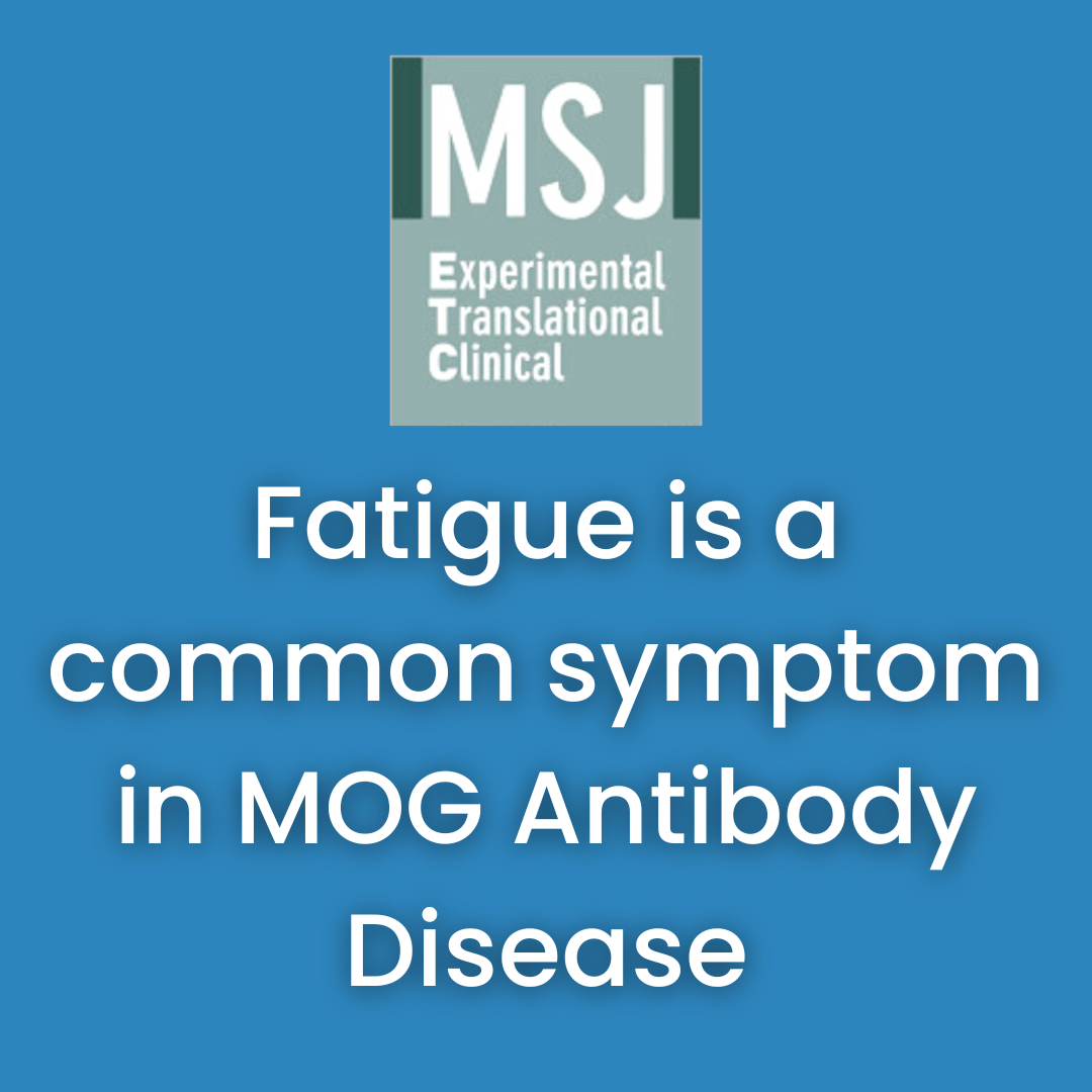 Fatigue in MOG Antibody Disease Research MSJ Publication
