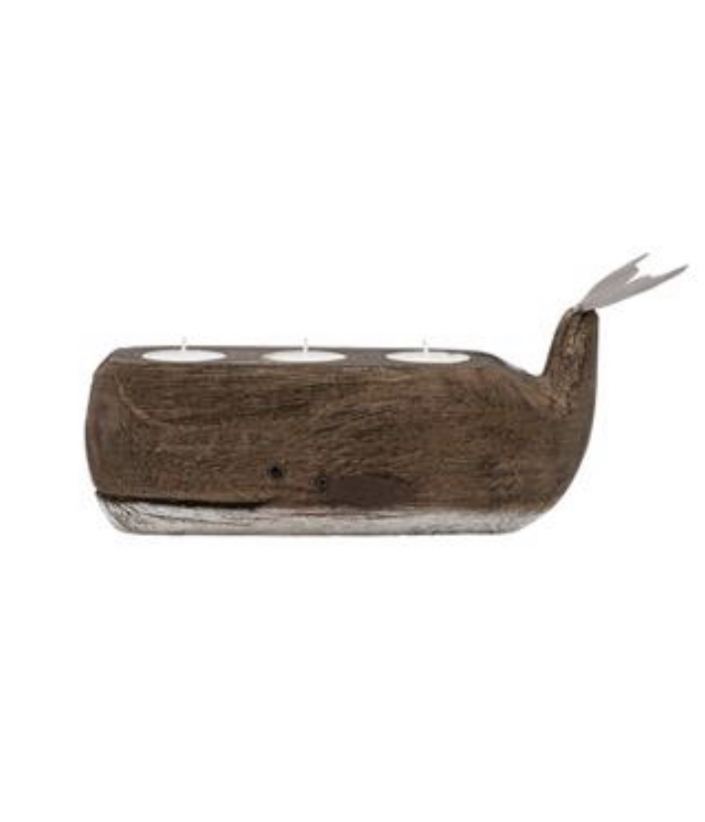 Whale Candle Holder www.mynewengland.co.uk