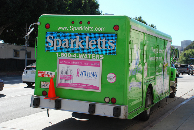 Drought getting out of hand? Sparkletts water truck stolen